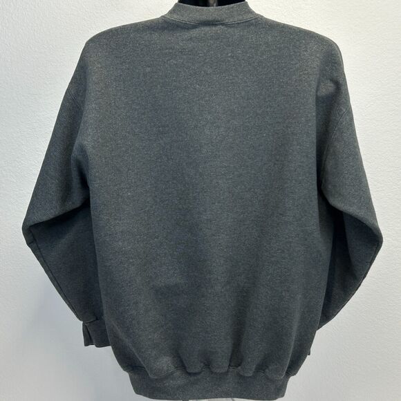 Vintage Miami University Dad Sweatshirt Mens L Large Gray 90s Ohio RedHawks NCAA - Picture 3 of 6